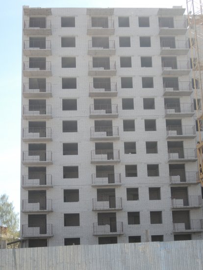 Ход строительства ЖК по ул. Дюковская, д. 25 (2 очередь, Авдотино) на 13 мая 2018