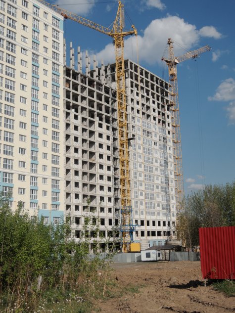 Ход строительства ЖК на ул. Наумова (литер 4) на 14 мая 2018