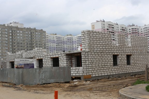 Ход строительства Микрорайон Новая Дерябиха, дом № 70 на 23 мая 2018