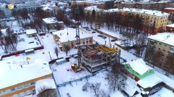 Ход строительства ЖК на ул. Пограничный Тупик, 20 на 1 февраля 2018