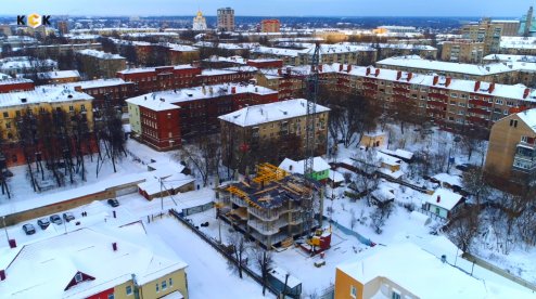 Ход строительства ЖК на ул. Пограничный Тупик, 20 на 1 февраля 2018