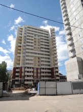 Ход строительства ЖК Панорама, литер 1 (по ул. Карла Маркса) на 25 мая 2018