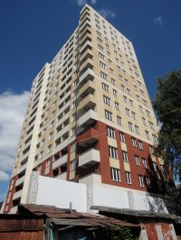 Ход строительства ЖК Панорама, литер 1 (по ул. Карла Маркса) на 25 мая 2018