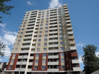 Ход строительства ЖК Панорама, литер 1 (по ул. Карла Маркса) на 25 мая 2018