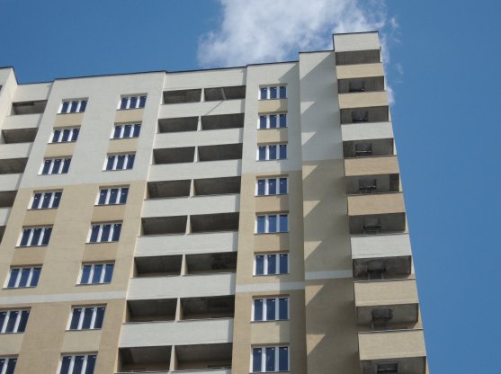 Ход строительства ЖК Панорама, литер 1 (по ул. Карла Маркса) на 25 мая 2018