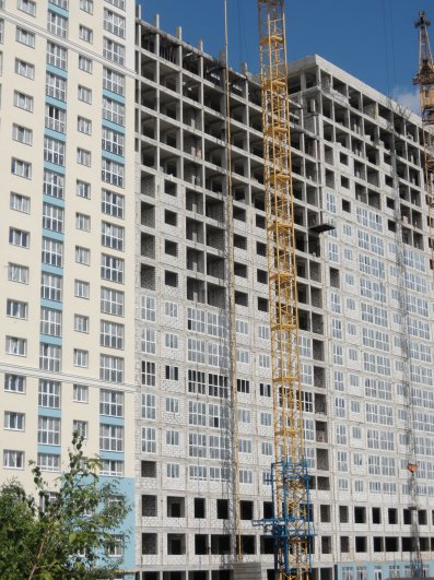 Ход строительства ЖК на ул. Наумова (литер 3) на 25 мая 2018