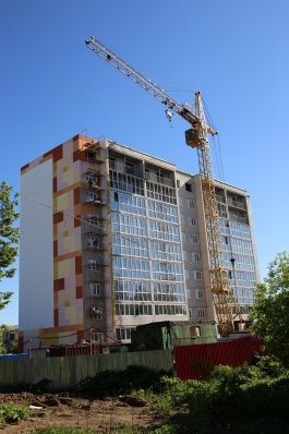 Ход строительства ЖК на ул. Отдельная (литер 2) на 28 мая 2018