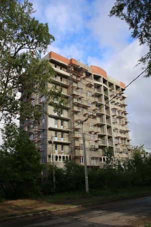 Ход строительства ЖК Онегин (ул. Академическая) на 31 мая 2018