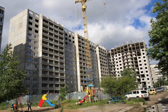 Ход строительства ЖК Зеленая Роща (ул. Лежневская) на 7 июня 2018