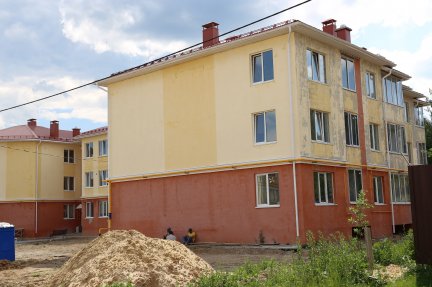 Ход строительства Микрорайон Новая Дерябиха, дом № 62 на 18 июня 2018