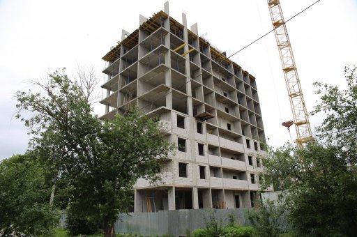 Ход строительства ЖК Каскад, литер 1 (ул. 2-я Полевая) на 25 июня 2018