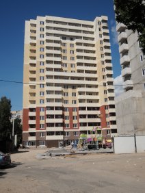 Ход строительства ЖК Панорама, литер 1 (по ул. Карла Маркса) на 27 июня 2018