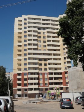 Ход строительства ЖК Панорама, литер 1 (по ул. Карла Маркса) на 27 июня 2018
