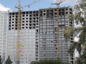 Ход строительства ЖК на ул. Наумова (литер 3) на 29 июня 2018
