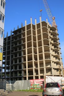 Ход строительства ЖК Престиж Сити, 17 этажей, корпус В на 16 июля 2018