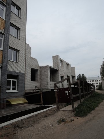 Ход строительства Дом по пер. Белинского на 15 августа 2018