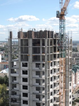 Ход строительства ЖК Высотка на Зеленой (ул. Зеленая) на 23 августа 2018