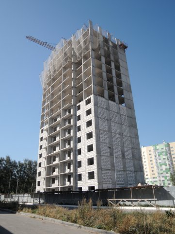 Ход строительства Дом на ул. Дюковская, д. 27А на 26 августа 2018