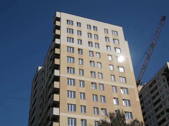 Ход строительства ЖК Панорама, литер 1 (по ул. Карла Маркса) на 26 августа 2018
