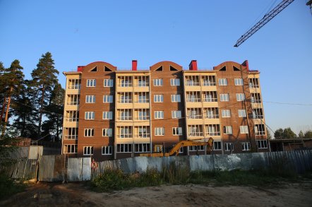Ход строительства Микрорайон "Тихий Берег", литер Б на 27 августа 2018