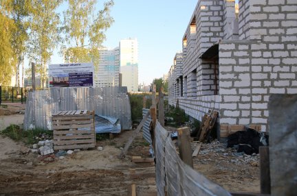 Ход строительства Микрорайон Новая Дерябиха, дом № 70 на 27 августа 2018