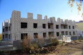 Ход строительства Микрорайон Новая Дерябиха, дом № 70 на 15 октября 2018