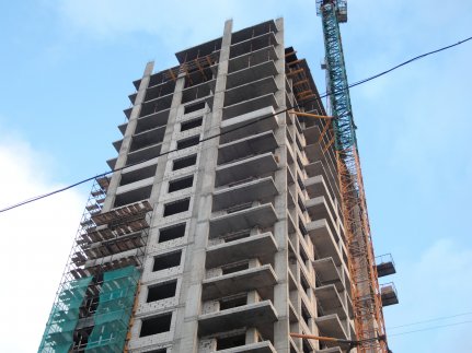 Ход строительства ЖК Высотка на Зеленой (ул. Зеленая) на 21 ноября 2018