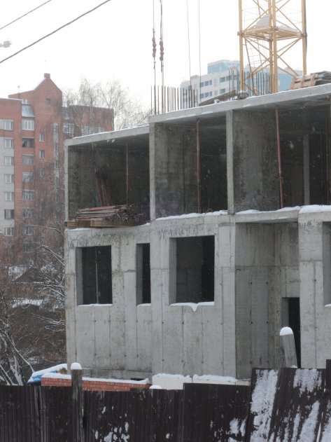 Ход строительства ЖК Жар-Птица (ул. Жарова, 39) на 21 декабря 2018