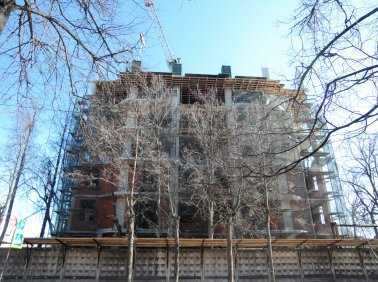 Ход строительства ЖК на ул. Садовой на 19 апреля 2019