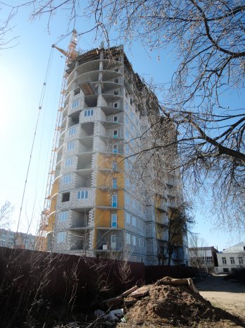 Ход строительства Жилой дом улице 10 Августа на 19 апреля 2019