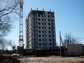 Ход строительства ЖК Алмаз (ул. Голубева) на 19 апреля 2019