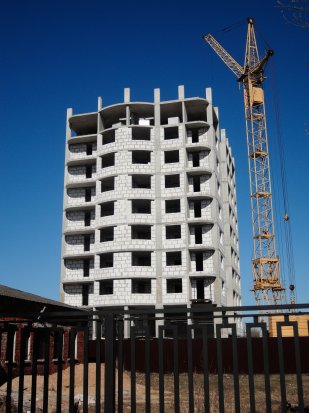 Ход строительства ЖК Алмаз (ул. Голубева) на 19 апреля 2019