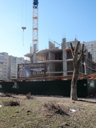 Ход строительства ЖК на ул. Маяковского (10-ти этажный дом) на 19 апреля 2019