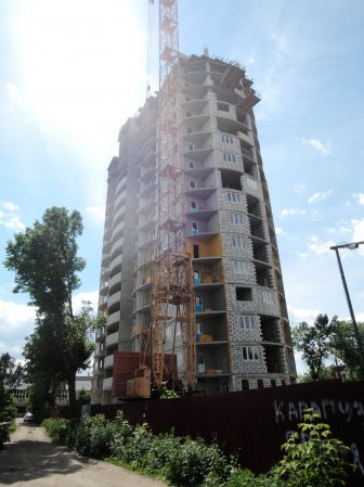 Ход строительства Жилой дом улице 10 Августа на 2 июня 2019