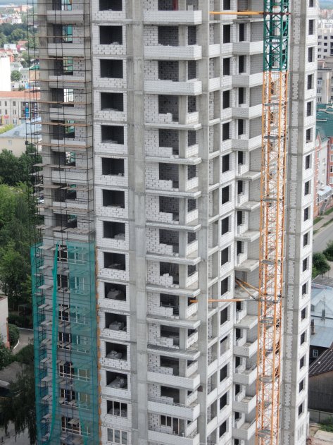 Ход строительства ЖК Высотка на Зеленой (ул. Зеленая) на 2 июня 2019