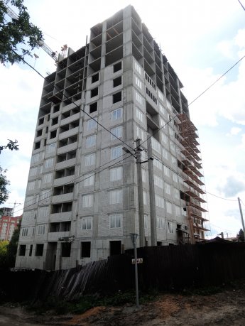 Ход строительства ЖК Жар-Птица (ул. Жарова, 39) на 15 июля 2019