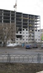 Ход строительства ЖК Тихий Бор (ул. Деревенская) на 10 апреля 2015