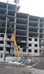Ход строительства ЖК Тихий Бор (ул. Деревенская) на 12 марта 2015
