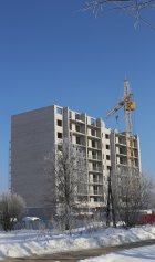 Ход строительства ЖК на ул. Отдельная (литер 2) на 14 февраля 2018